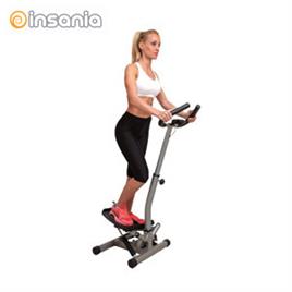 Stepper Lateral c/ Barra de Apoio (Prateado/Preto) - 