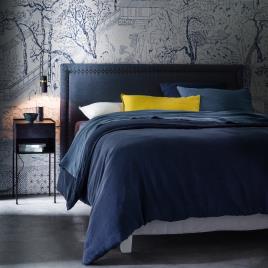 Am.pm Cabeceira de cama, linho lavado, alt. 135 cm, Hampstead