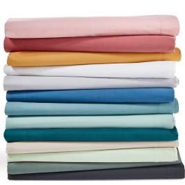 La Redoute Interieurs Lençol-capa liso em percal de algodão biológico   