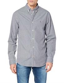 Tommy Hilfiger Camisa com corte direito, 100% algodão, aos quadrados