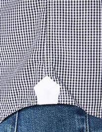Tommy Hilfiger Camisa com corte direito, 100% algodão, aos quadrados