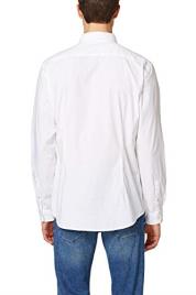 Esprit Camisa slim em popelina, mangas compridas