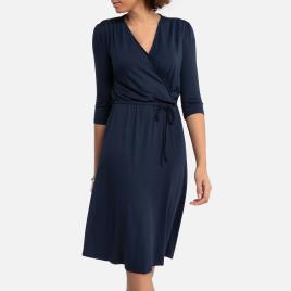 La Redoute Collections Vestido efeito envelope, em malha jersey