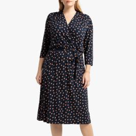 La Redoute Collections Plus Vestido efeito envelope, em malha jersey