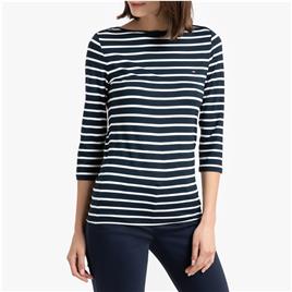 Tommy Hilfiger Camisola com decote à barco, mangas 3/4 