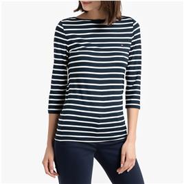 Tommy Hilfiger Camisola com decote à barco, mangas 3/4