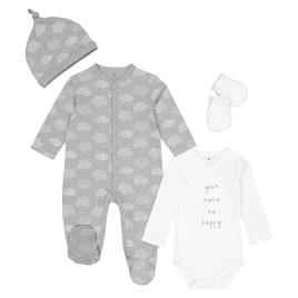 La Redoute Collections Conjunto para recém-nascido, em algodão, prematuro-12 meses  