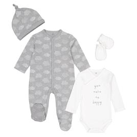 La Redoute Collections Conjunto para recém-nascido, em algodão, prematuro-12 meses