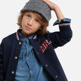 La Redoute Collections Sweat estilo Teddy com molas de pressão, em moletão, 3-12 anos
