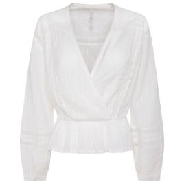 Pepe Jeans Blusa traçada, detalhes bordados