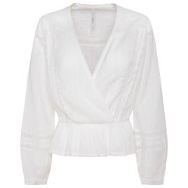 Pepe Jeans Blusa traçada, detalhes bordados