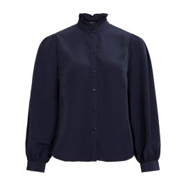 Vila Camisa de mangas compridas, gola subida
