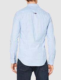 Tommy Jeans Camisa slim fit em oxford stretch