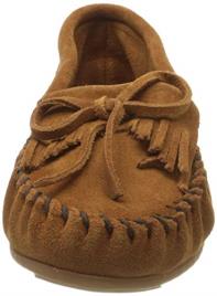 Minnetonka Mocassins em pele camurça, especial pés largos, KILTY