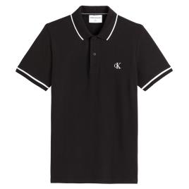 Calvin Klein Jeans Polo slim em malha piqué Tipping