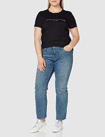 Tommy Hilfiger T-shirt em algodão bio, gola redonda e mangas curtas