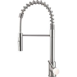 Lippert Pull-down Spring Faucet Prateado