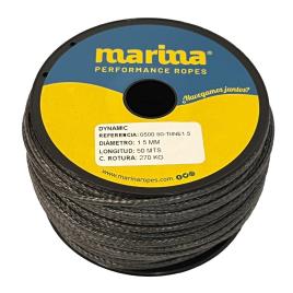 Marina Performance Ropes Dynamic 25 M Rope Dourado 2 mm