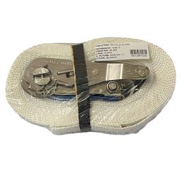 Marina Performance Ropes Stainless Steel 6 M Lashing Rope Beige 35 mm