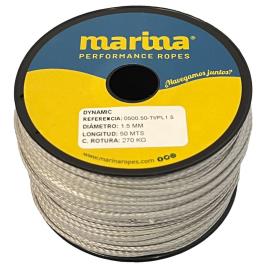 Marina Performance Ropes Dynamic 25 M Rope Dourado 5 mm