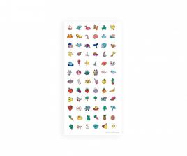 Autocolantes de unhas Happy