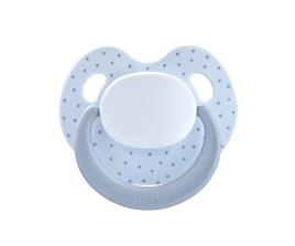 Chupeta Retro Slimline Blue Dots