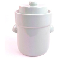 Frasco de cerâmica de fermento branco 5 L 1 unidade - Schmitt