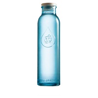 Garrafa de água Om pequena com tampa hermética 500ml 1 unidade (Azul) - Om Water