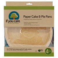 Forma redonda de papel manteiga 20 cm Ø 4 unidades - If You Care