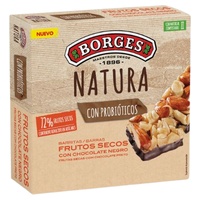 Barra de nozes com chocolate amargo 90 g - Borges Eco-Natura