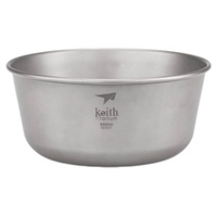 Tigela de titânio 550 ml 1 unidade (Cinzento) - Keith