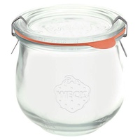 Frasco de vidro tulipa para conservas 370ml 1 unidade - Weck