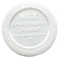 Tampa plástica para pote de conserva 10 cm 1 unidade - Weck