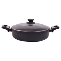 Panela de indução 32 cm / 8 cm de altura 1 unidade (Preto) - Skk