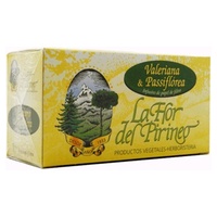 Infusão de valeriana e maracujá 25 saquetas de infusão - Flor Pirineo