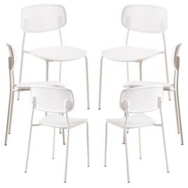 Presentes Miguel - Pack 6 Cadeiras Piki - Branco