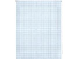 Estore de Rolo HAPPYSTOR Vichy Impressão Digital Gostar Celeste 100x250 cm