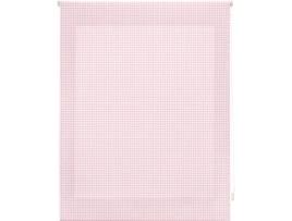 Estore de Rolo HAPPYSTOR Vichy Impressão Digital Gostar Rosa 180x250 cm