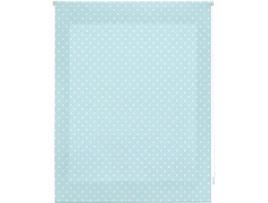 Estore de Rolo HAPPYSTOR Motas Impressão Digital Gostar Turquesa 110x180 cm