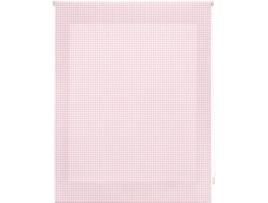 Estore de Rolo HAPPYSTOR Vichy Impressão Digital Gostar Rosa 80x250 cm