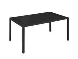 Mesa TECTAKE de Jardim de Alum?nio Bianca com P?s Ajust?veis em Altura 150x90x74,5cm