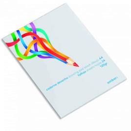 Caderno Agrafado  Branco (A4 - Liso - 24 Folhas)