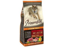 Ração para Cães PRIMORDIAL (2 Kg - Seca - Adulto - Sabor: Búfalo e Peixe)