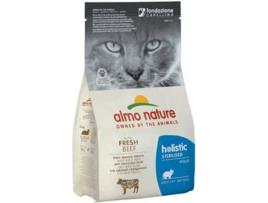 Ração para Gatos  (400 gr - Seca - Esterilizados - Sabor: Vaca e Arroz)
