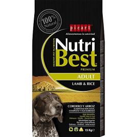 Ração para Cães PICART Premium (15Kg - Adulto - Sabor: Borrego e Arroz)