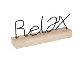 FIGURA COM LED MODELO RELAX COLEÇÃO: HÔTEL CLUB 28X12.5X5CM