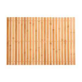 TAPETE PARA CASA DE BANHO DE BAMBU 59X40X0.7CM