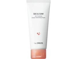 Espuma de Limpeza Facial THE SAEM See & Saw A.C Control Limpeza Profunda (120 ml)