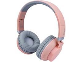 Auscultadores Bluetooth GJBY Ca-027 (Rosa)