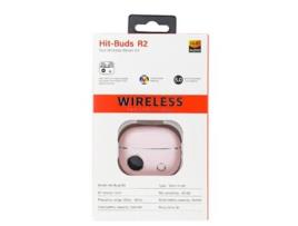 Auriculares Wireless S/ Fio Para Telemóveis, Hi-Fi R2 (Rosa)